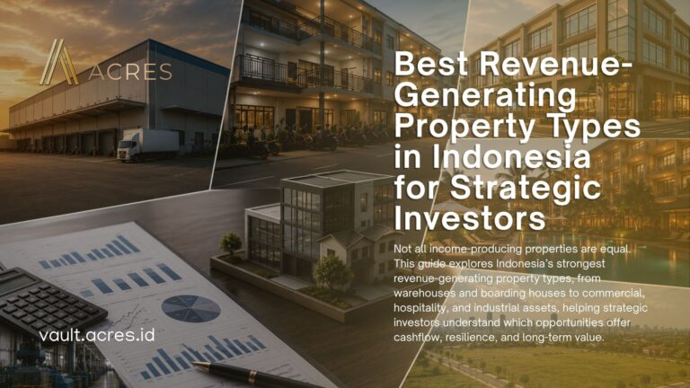revenue generating property types in Indonesia cashflow property Indonesia income-producing property